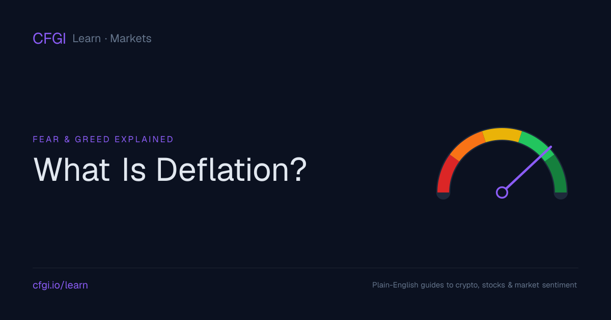 What is Deflation? Why Central Banks Fear It | CFGI Learn